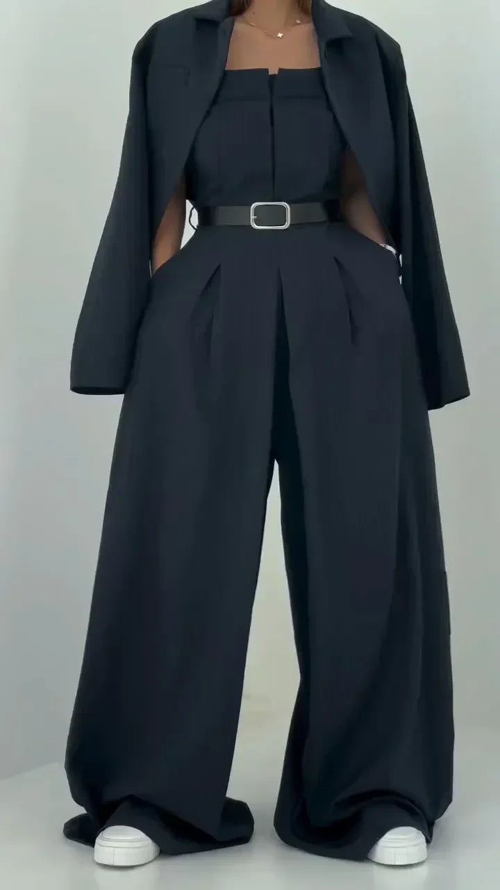 Eclat™ | Women's Ensemble Bustier + Jacket – Elegant & Trendy Style