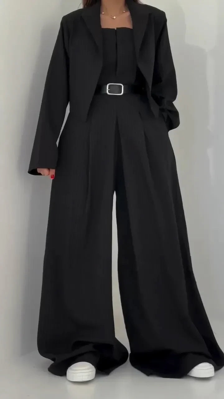 Eclat™ | Women's Ensemble Bustier + Jacket – Elegant & Trendy Style