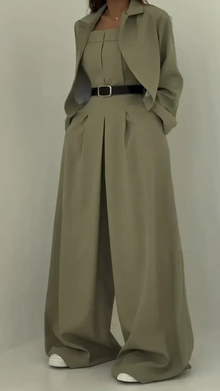 Eclat™ | Women's Ensemble Bustier + Jacket – Elegant & Trendy Style