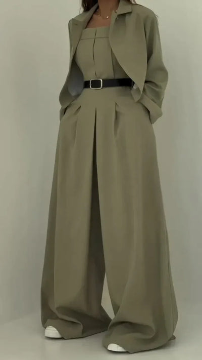 Eclat™ | Women's Ensemble Bustier + Jacket – Elegant & Trendy Style