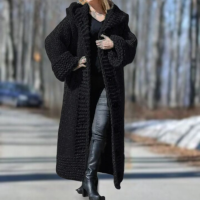 Carol | Elegant Cosy Coat With Tummy Coverage