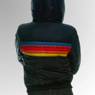 Sophia  | Retro Striped Padded Jacket