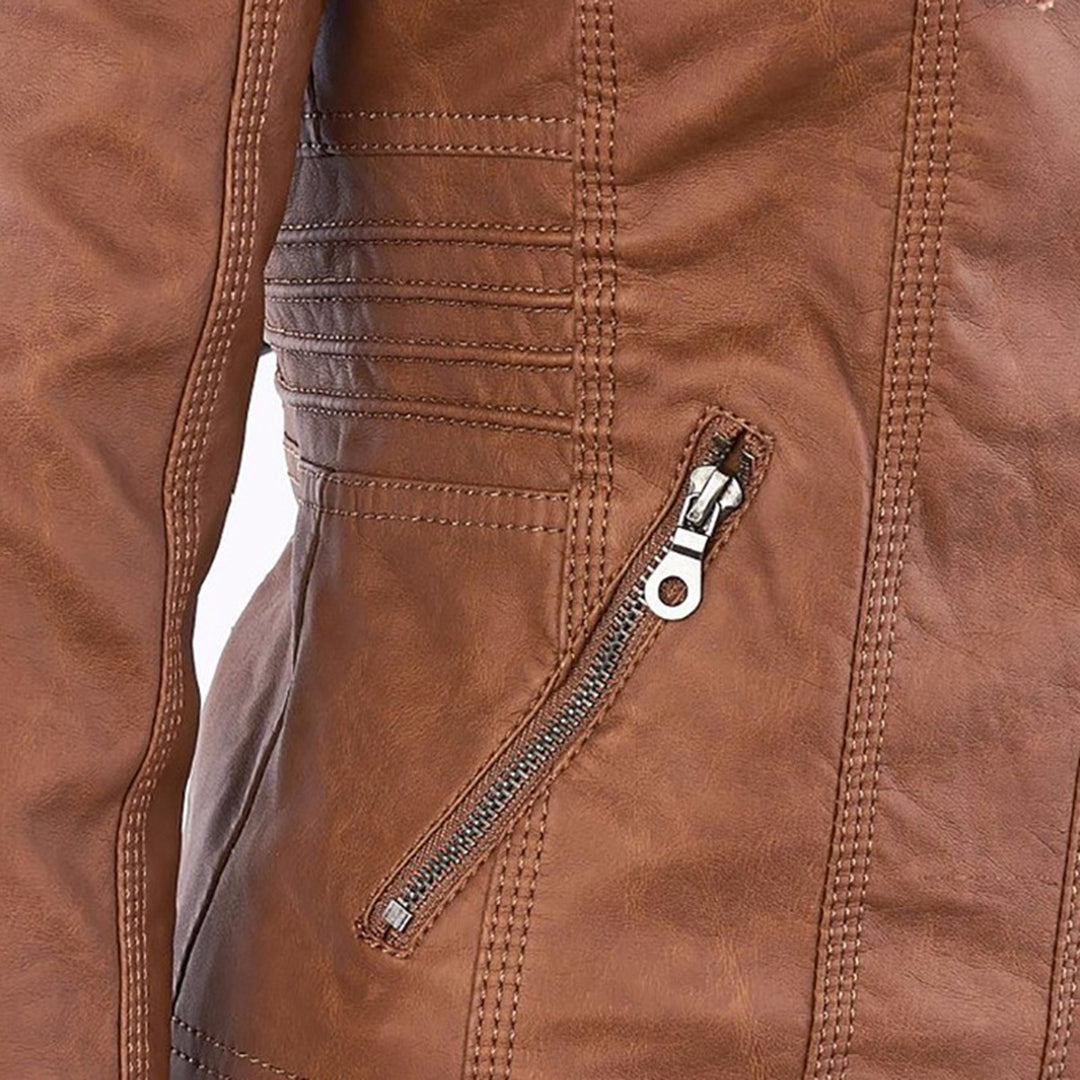Monika™ | Robust and Elegant Leather Jacket