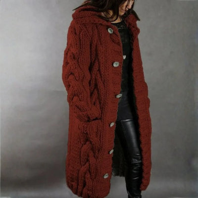 Karina | Elegant Cosy Coat With Tummy Coverage