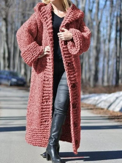 Carol | Elegant Cosy Coat With Tummy Coverage