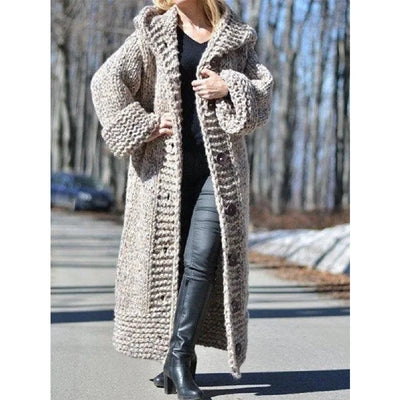 Carol | Elegant Cosy Coat With Tummy Coverage