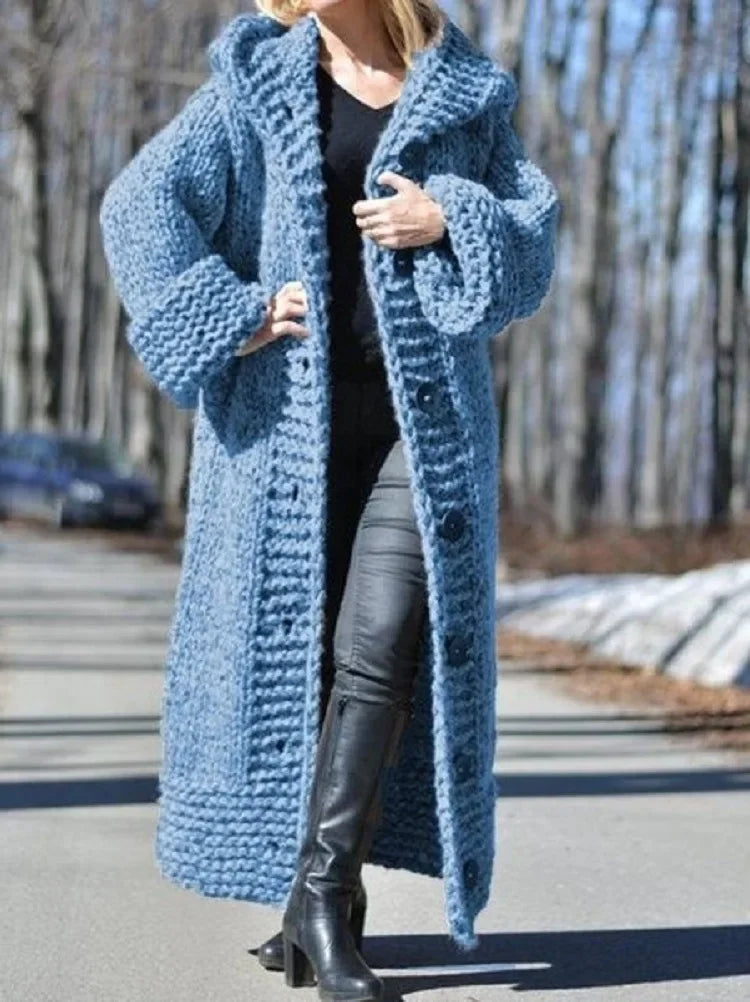 Carol | Elegant Cosy Coat With Tummy Coverage