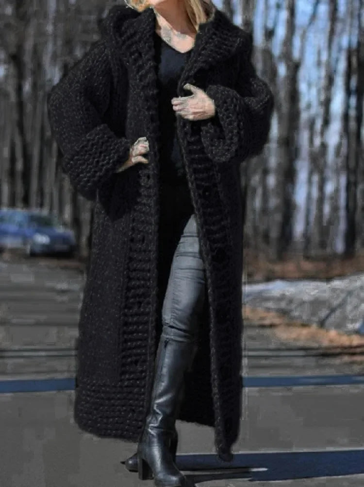 Carol | Elegant Cosy Coat With Tummy Coverage