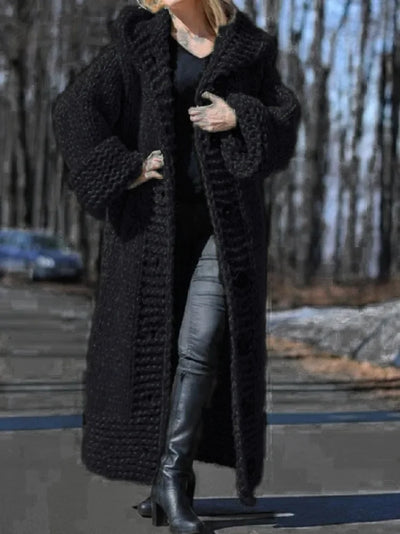 Carol | Elegant Cosy Coat With Tummy Coverage