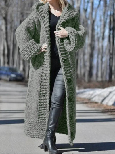 Carol | Elegant Cosy Coat With Tummy Coverage
