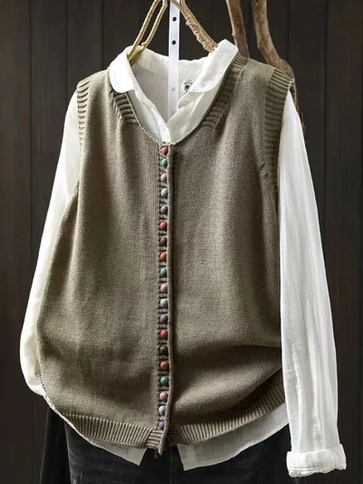 The Rosalie | Soft knit vest